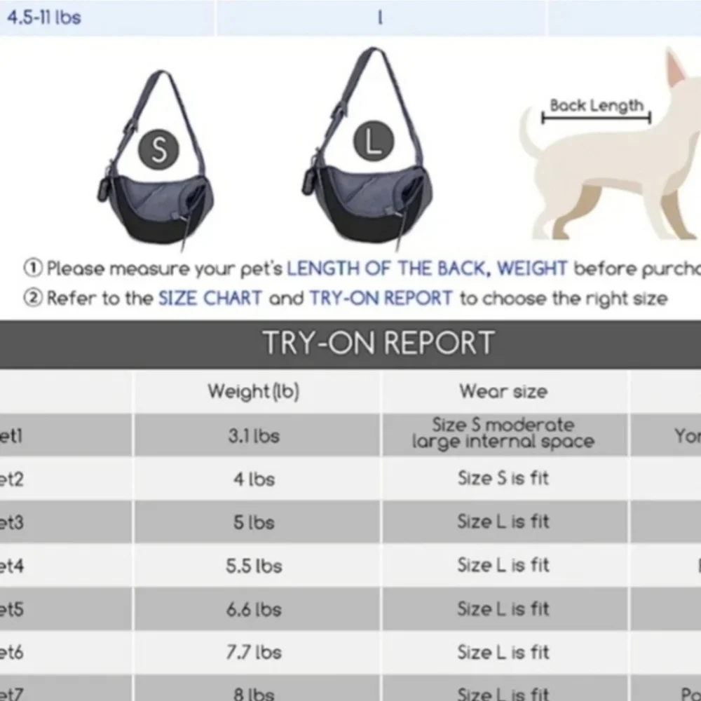 Pet Carrier Sling for Dogs - Gray